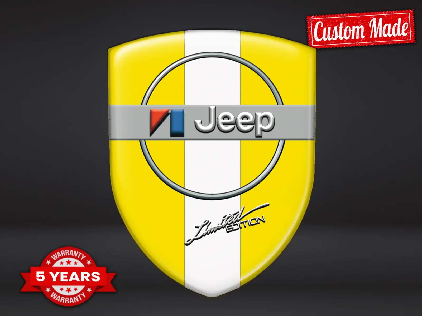 Jeep Decalcomanie Parabrezza Auto Max Resiliente Pro Look